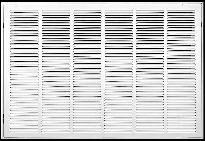 Photo 1 of 30"W x 20"H [Duct Opening Measurements] Steel Return Air Filter Grille [Removable Door] for 1-inch Filters