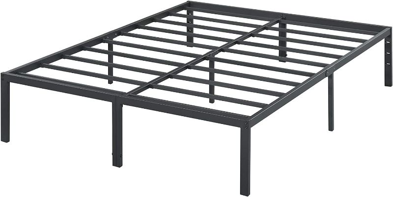 Photo 1 of ***MISSING HARDWARE** PrimaSleep 18 Inch Heavy Duty Steel Slat NON-SLIP Bed Frame, Metal, California King
