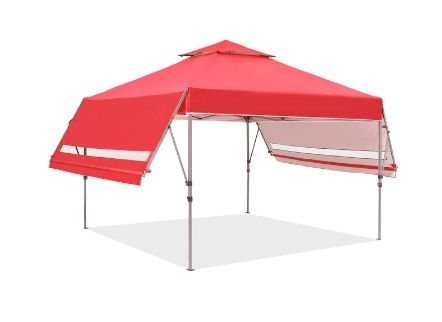 Photo 1 of **DAMAGED** GDY  10-ft L Rectangle Red Party Canopy
