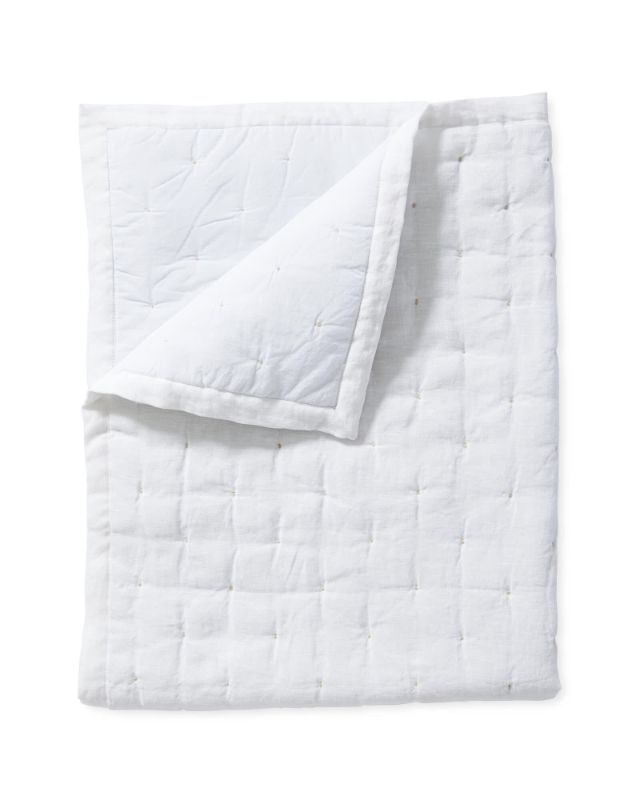 Photo 1 of 20 X 26 WHITE QUILTED BLANKET