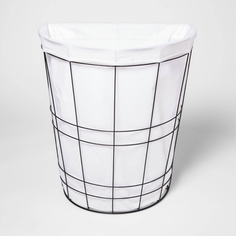 Photo 1 of **missing fabric **
Metal Wire Basket with Fabric - Room Essentials
