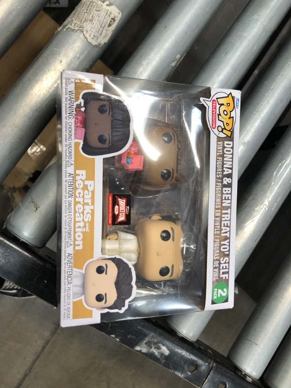 Photo 2 of **minor box damage**
Funko POP! TV: Parks & Recreation - 2pk Treat Yo'Self (Target Exclusive)

