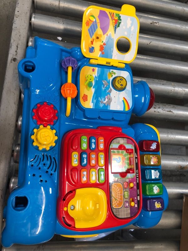 Photo 1 of **MISSING WHEEL**
Vtech Sit-to-stand Ultimate Alphabet Train