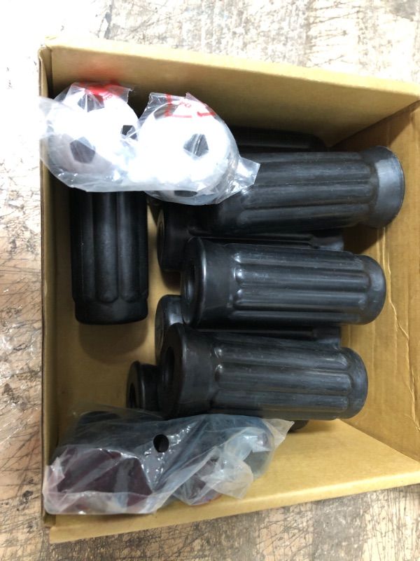 Photo 2 of **used**
Brybelly Hard Rubber Ridged Handles for Standard Foosball Tables (Pack of 8)