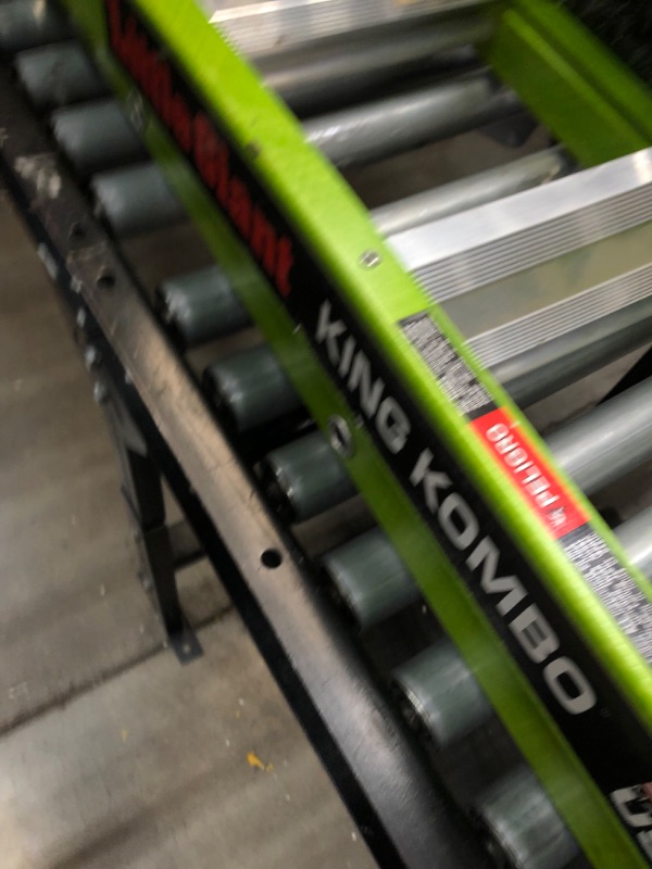 Photo 5 of **MINOR SCRATCHES**
Little Giant Ladder Systems 13908-071 King Kombo 3-in-1 Ladder, 8 Ft, Green

