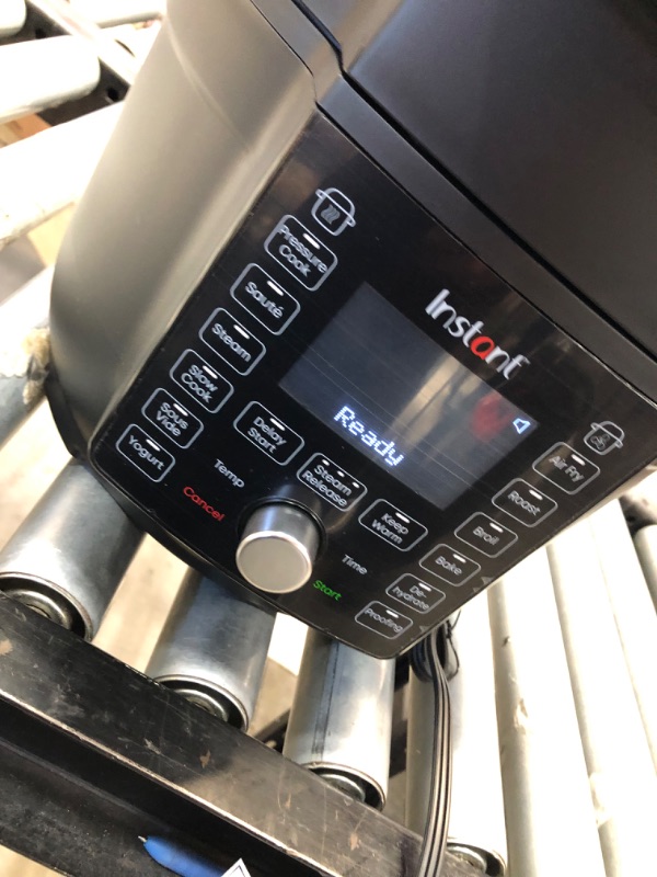Photo 2 of **MINOR DAMAGE TO FRYER**
Instant Pot Duo Crisp 6.5-quart with Ultimate Lid Multi-Cooker and Air Fryer
