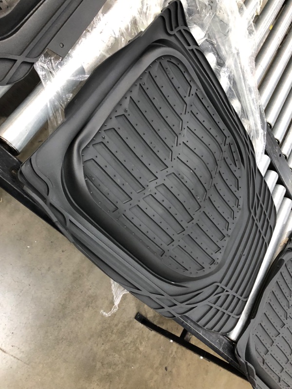 Photo 5 of **USED**
Motor Trend 923-BK Black FlexTough Contour Liners-Deep Dish Heavy Duty Rubber Floor Mats for Car SUV Truck & Van-All Weather Protection
