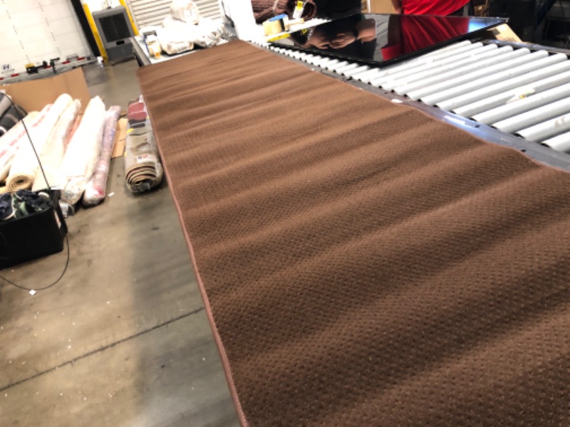 Photo 4 of 27 inch x 117 inch brown walk way rug 