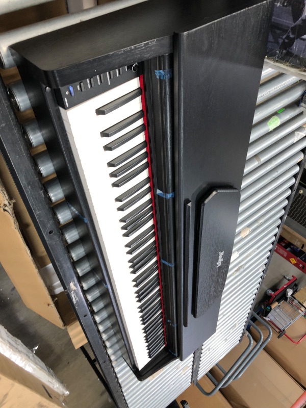 Photo 10 of **opened to verify parts**
Moukey MDP-450 88-Keys Upright Digital Piano for Beginners Semi-Weighted with Retractable Cover/Piano Stool/Triple Pedals/Power Adapter
