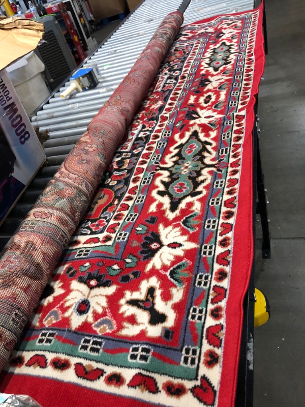 Photo 3 of **Used & needs cleaning**
Home Dynamix Premium Sakarya Area Rug, Red, 8X10.5 Ft
