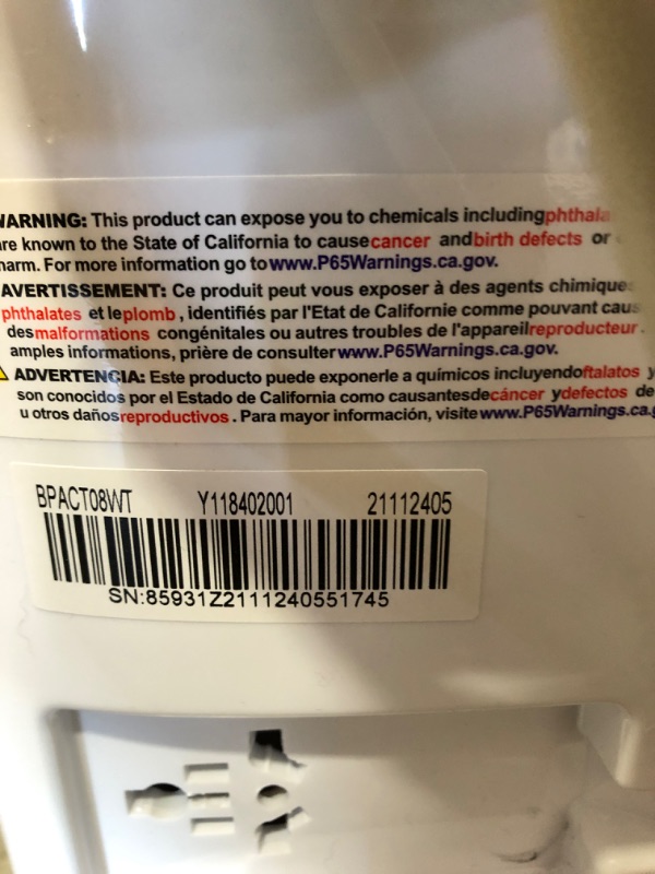 Photo 1 of BLACK & DECKER BPACT08WT Portable Air Conditioner,8000 Btu
