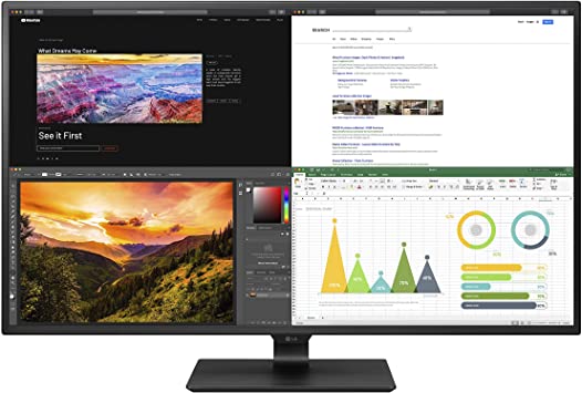 Photo 1 of LG 43UN700-B 43 Inch Class UHD (3840 X 2160) IPS Display with USB Type-C and HDR10 with 4 HDMI inputs, Black