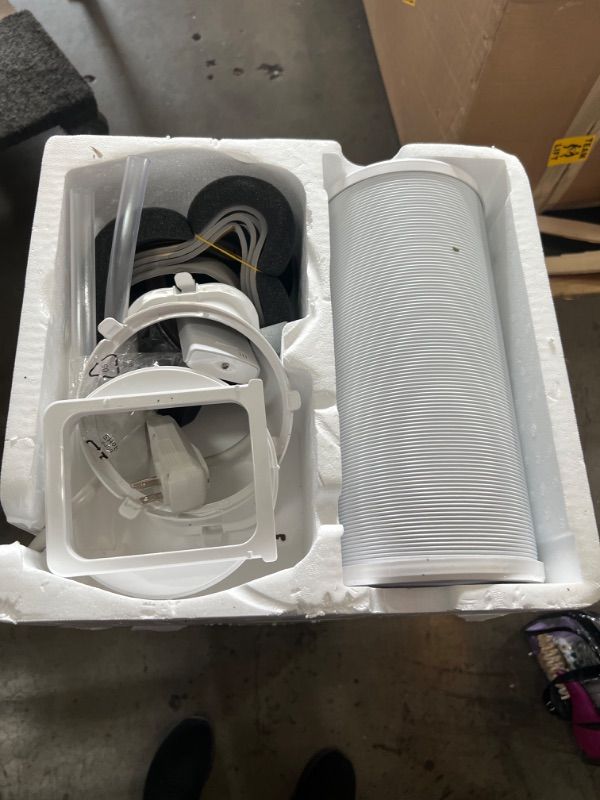 Photo 6 of **PARTS ONLY**
Midea 8,000 BTU DOE (5,300 BTU SACC) Portable Air Conditioner, Cools up to 175 Sq. Ft., Works as Dehumidifier & Fan, Remote Control & Window Kit Included
