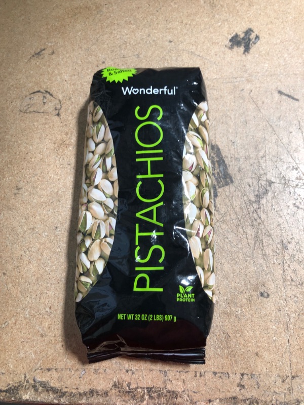 Photo 2 of *EXPIRES Jan 2023 - NONREFUNDABLE*
Wonderful Pistachios, Roasted and Salted, 32 Ounce Bag
