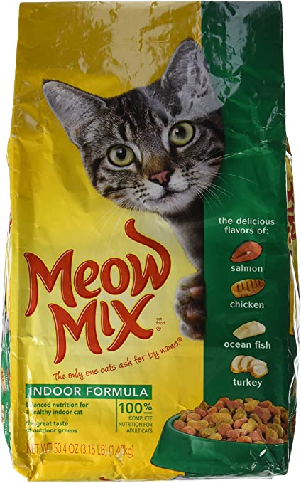 Photo 1 of  4 Pack Bundle Meow Mix Indoor Health Dry Cat Food, 3.15 Lb  
Best If Used Buy 03/23  ***No Returns or Refunds***

