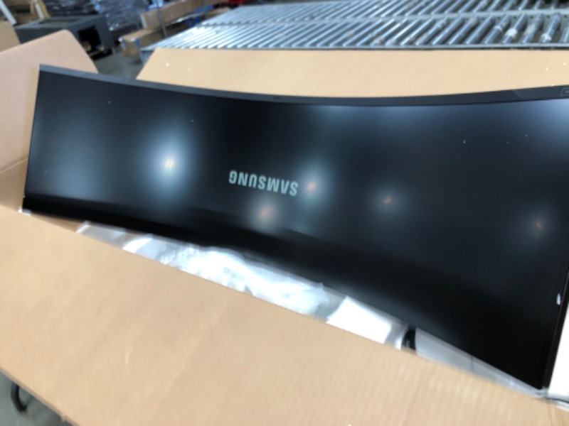 Photo 2 of SAMSUNG 49" Odyssey Neo G9 G95NA Gaming Monitor, 4K UHD Mini LED Display, Curved Screen, 240Hz, 1ms, G-Sync and FreeSync Premium Pro, LS49AG952NNXZA, White & Black
