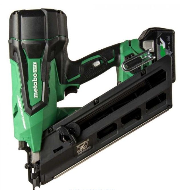 Photo 1 of Metabo HPT NR3690DCM 36V Cordless Paper Strip Framing Nailer Kit
