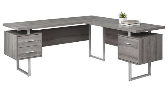 Photo 1 of MONARCH L SHAPED DESK IN TAUPE