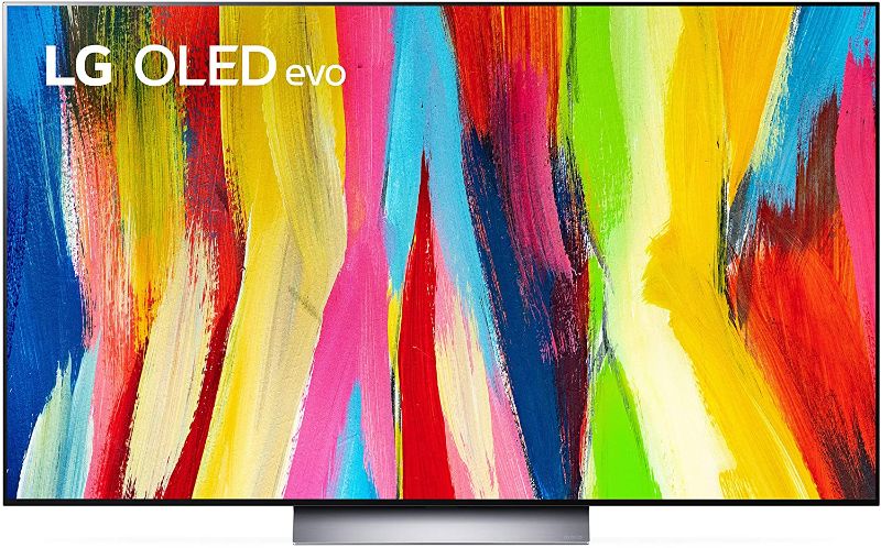 Photo 1 of LG 55-Inch Class OLED evo C2 Series Alexa Built-in 4K Smart TV (3840 x 2160), 120Hz Refresh Rate, AI-Powered 4K, Dolby Cinema, WiSA Ready, Cloud Gaming (OLED55C2PUA, 2022)
