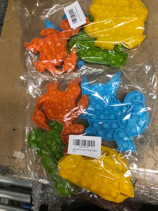 Photo 2 of 2 4 Packs Pop Poop Toy, Animal Sensory Anxiety Stress Relief Satisfying ADHD Cheap Bubble Po Popper Set, Gift Poppop It Fidgettoys POKEMON
