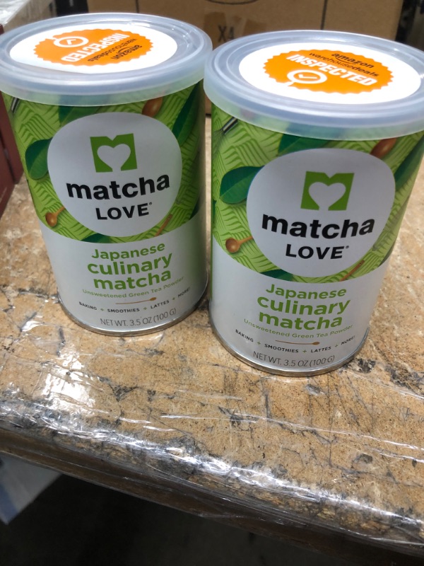 Photo 2 of *** NO REFUNDS *** NO RETURNS***
2 Matcha Love Culinary Matcha 3.5 Ounce Finely Milled Green Tea Leaves, Japanese Style Matcha Powder **bb7/15/22***
