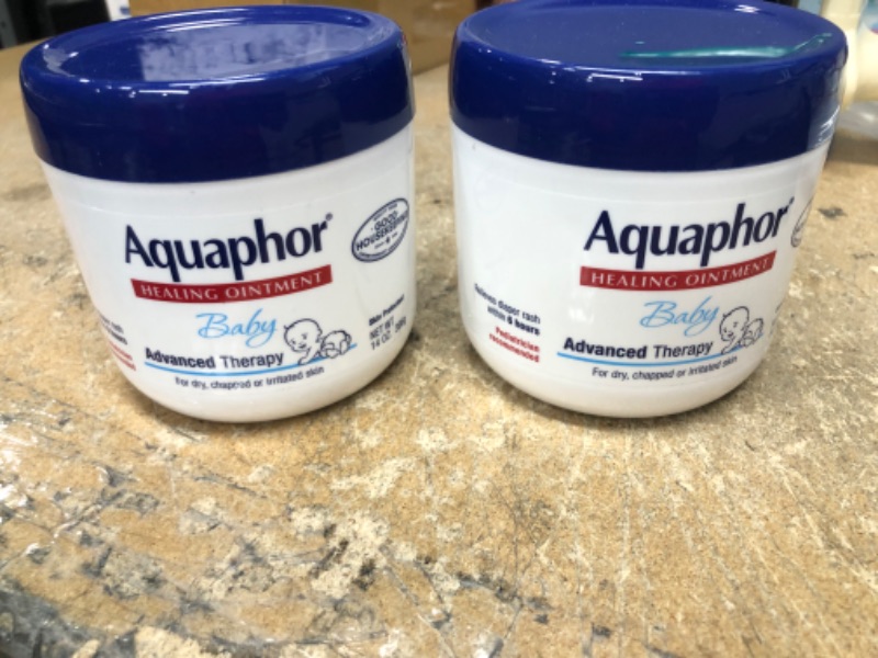 Photo 1 of 2 Aquaphor Healing Ointment, 14 Oz jars **bb 10/ 23***