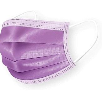 Photo 1 of 4 pack DermSource MADE IN USA - Kids 3-Layer Disposable Face Masks - Breathable Face Covering for Boys and Girls
