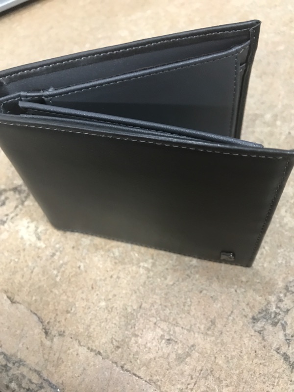 Photo 1 of Leather Trifold Wallet for Men with Coin Pouch and RFID Blocking
