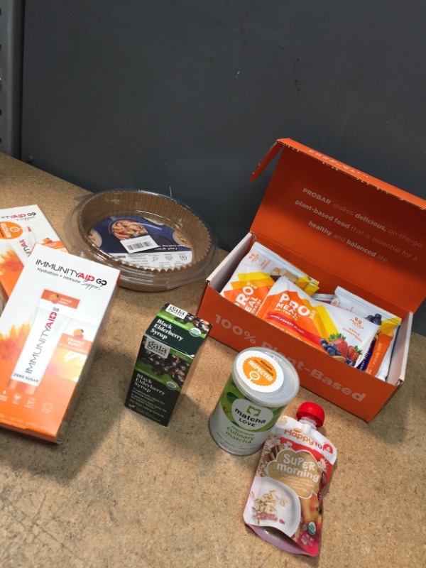 Photo 1 of *BUNDLE OF NO RETURNS- HEALTHY SUPPORT SNACKS/DRINKS* 