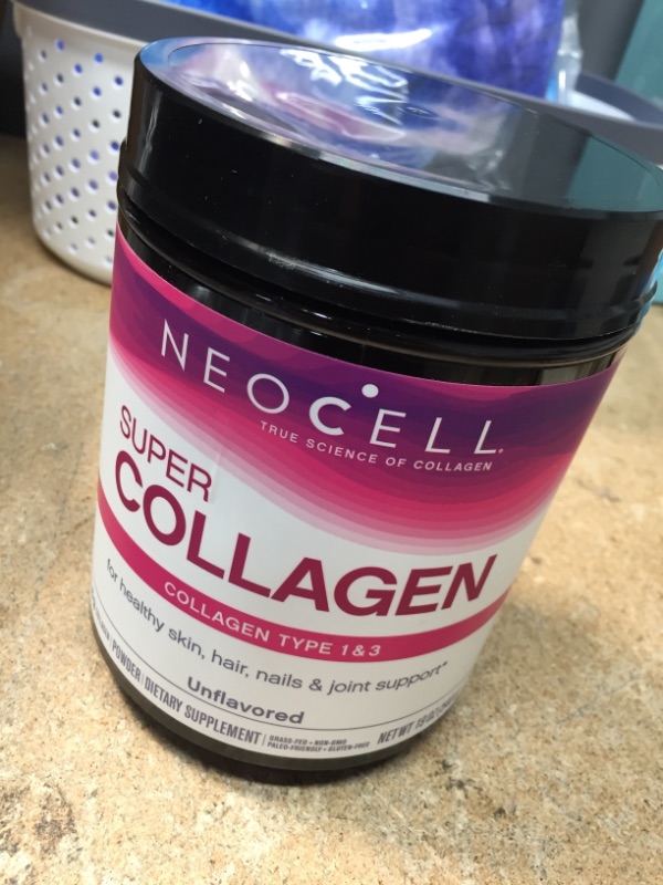 Photo 2 of *NO RETURNS-BEST BY 8/22*Neocell Super Collagen Unflavored Dietary Supplement Powder, 19 oz.
