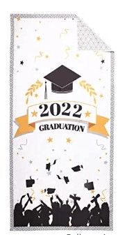 Photo 1 of 2022 High School Senior College Masters Degree Phd Oversized Funny Graduation Gift Her Him Microfiber Beach Towel Blanket-72 x36 Quick Fast Dry Sand Free Towels Personalized for Friends Men Women