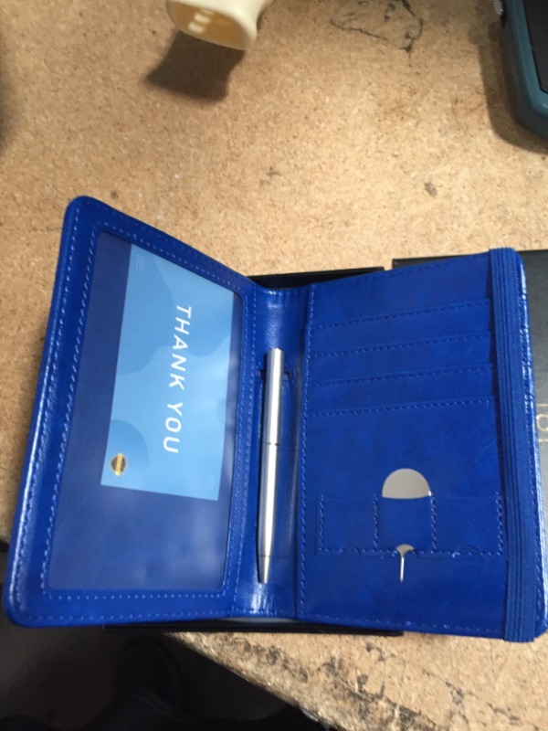 Photo 4 of Bundle of 2
Wotec Passport Holder with CDC Vaccination Card Protector Slot, RFID Blocking, 4 Card Slot with Pen and SIM Card Tray Pin, Blue