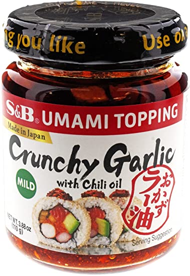 Photo 1 of **non-refundable** exp 3 2023 S&B Chili Oil with Crunchy Garlic, 3.9 Ounce 3 pack 
