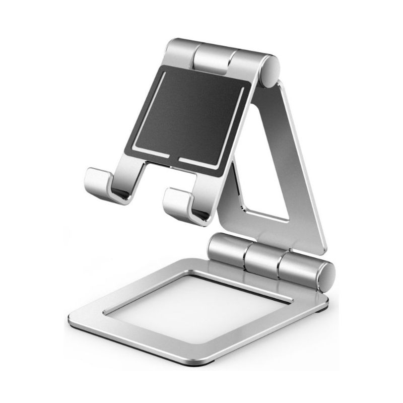 Photo 1 of Universal Stand Adjustable Tablet Phone Holder (Silver) 2 pack 
