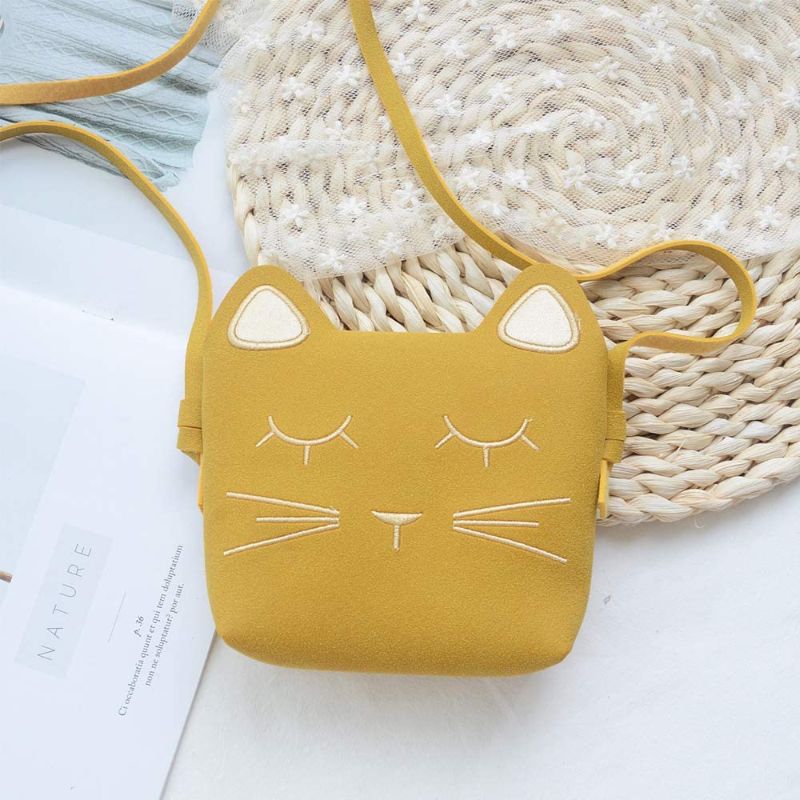 Photo 1 of  2 Pieces Little Girl Purses Toddler Crossbody Cat Purse Mini Cute Princess Handbags Shoulder Crossbody Bag for Kids 2 pack 