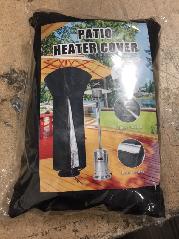 Photo 3 of 210D Patio Heater Covers 89inches Waterproof with Zipper for Outdoor Heater 24 Months Use