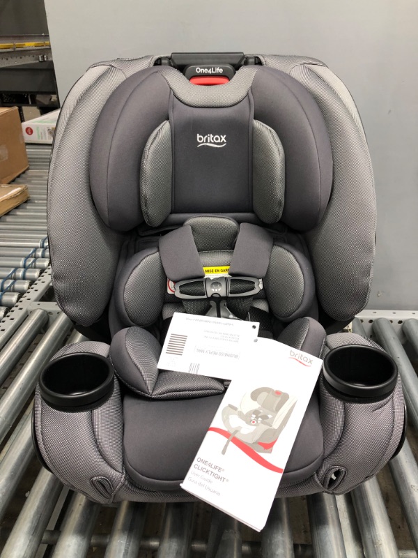 Photo 2 of Britax One4Life ClickTight All-in-One Car Seat – 10 Years of Use – Infant, Convertible, Booster – 5 to 120 pounds - SafeWash Fabric, Drift
