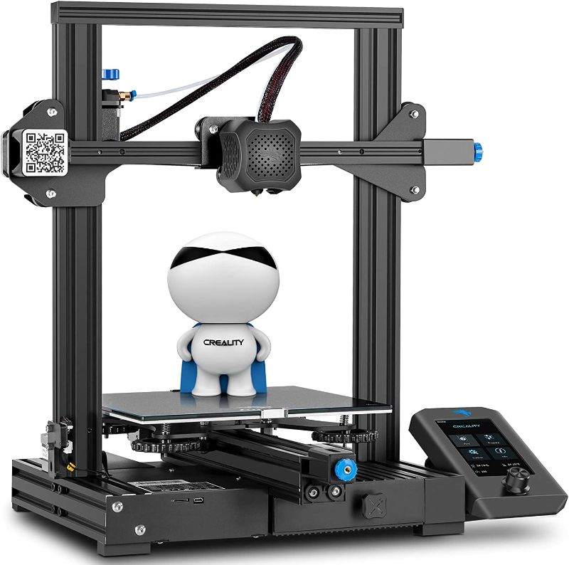 Photo 1 of *SELLING FOR PARTS*
Official Creality Ender 3 V2 3D Printer with Upgraded 32-bit Silent Motherboard Carborundum Glass Platform Resuming Printing Function Free Filaments & Nozzles 220x220x250MM New User Interface
