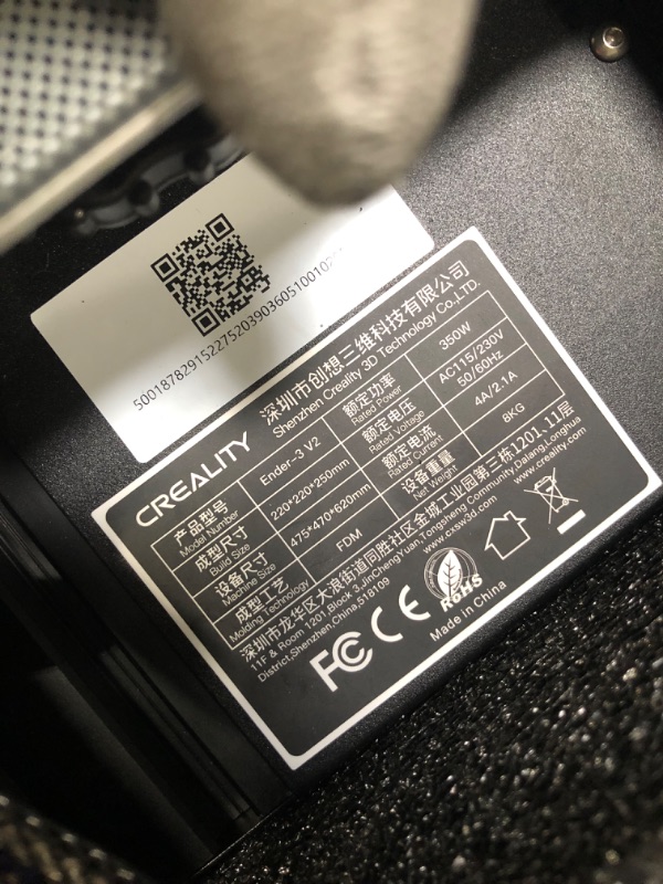 Photo 1 of *SELLING FOR PARTS*
Official Creality Ender 3 V2 3D Printer with Upgraded 32-bit Silent Motherboard Carborundum Glass Platform Resuming Printing Function Free Filaments & Nozzles 220x220x250MM New User Interface

