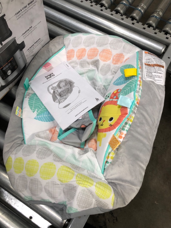 Photo 2 of Bright Starts Whimsical Wild Comfy Baby Bouncer Seat with Soothing Vibration and Music
