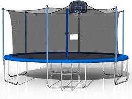 Photo 1 of **NOT COMPLETE**BOX 3 of 3***
1000 LBS 16FT Trampoline with Safety Enclosure Net, Fitness Trampoline,Basketball Hoop, Spring Pad, Ladder, Combo Bounce Jump Trampoline, Outdoor Trampoline for Kids, Adults
