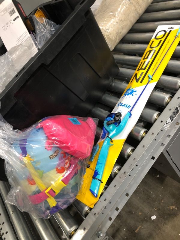Photo 1 of *BUNDLE OF 2**
--Zebco Splash Kids Spincast Reel and Fishing Rod 
--Airhead Treasure Life Vest
