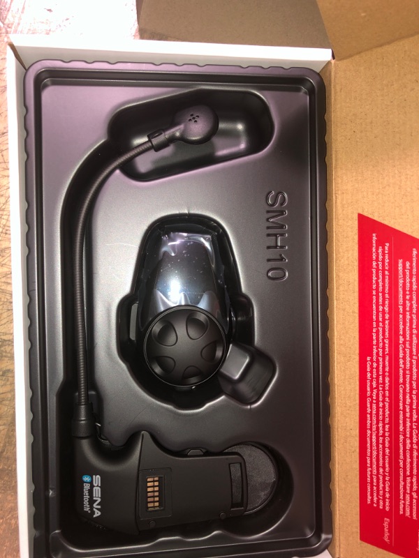 Photo 2 of Sena SMH10-10 Motorcycle Bluetooth Headset / Intercom