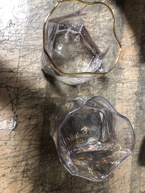 Photo 2 of 2- Whiskey Glasses-Premium 11 OZ Scotch Glasses /Old Fashioned Whiskey Glasses/Perfect Idea for Scotch Lovers/Style Glassware for Bourbon/Rum glasses/Bar whiskey glasses,Clear