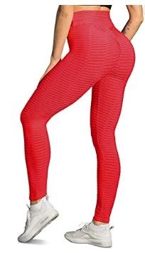 Photo 1 of Memoryee Women's Ruched High Waist Yoga Pants Running Butt Lifting Slim Leggings S
