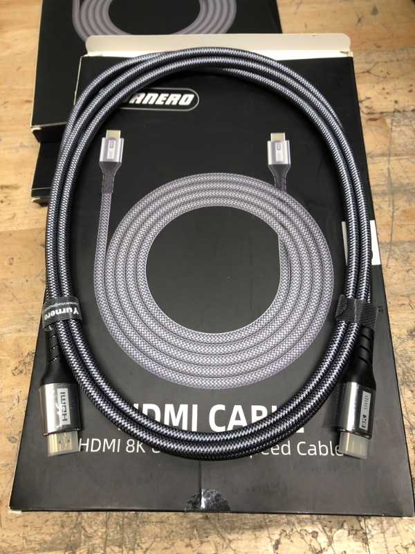 Photo 2 of ** SETS OF 3 **

GearIT 10FT 8K HDMI 2.1 Ultra High Speed HDMI 48Gbps Cables Compatible with Apple TV Roku Netflix Playstation Xbox One X Sony LG Samsung QLED 8K Q900 TV and More
