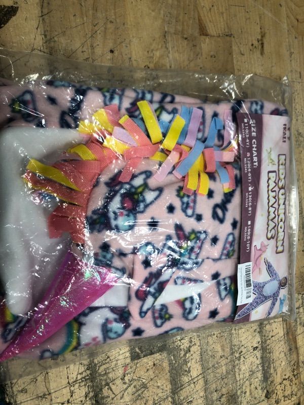 Photo 2 of Unicorn Pajamas for Kids Animal Sleepwear Toddler Girls Flannel Romper One-Piece for Halloween Birthday Party Pink
SIZE: 4-6 YEARS