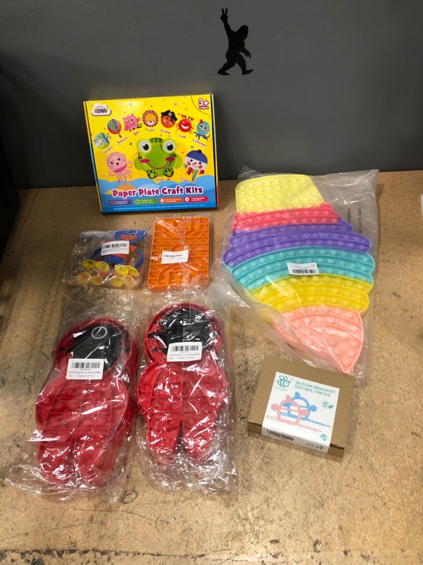 Photo 1 of Assorted Toy Bundle, Sensory, and paper craft kits 