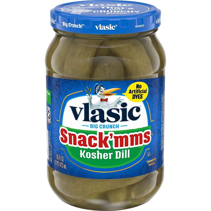 Photo 1 of **NON-REFUNDABLE** BEST BY 7/23
Vlasic Snack'mms Kosher Pickles Dill Minis, Keto Friendly, 16 FL OZ (Pack of 6)
