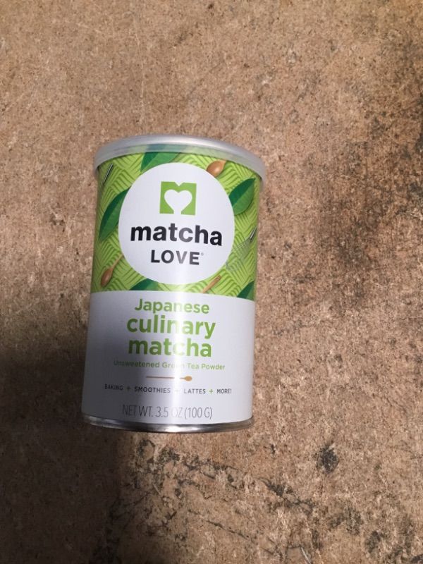 Photo 2 of **NON-REFUNDABLE**
BEST BY 7/29/22
Matcha Love Culinary Matcha 3.5 Ounce Finely Milled Green Tea Leaves, Japanese Style Matcha Powder
